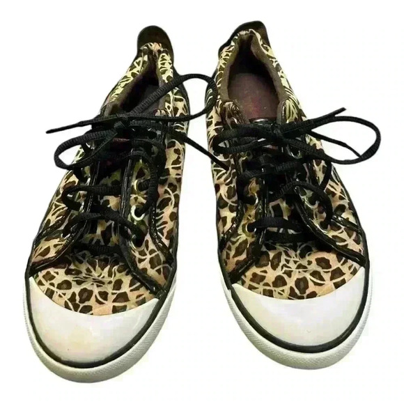 COACH Barrett Cheetah Print sneakers Size 6 B Women pre-loved good condition - Picture 3 of 12